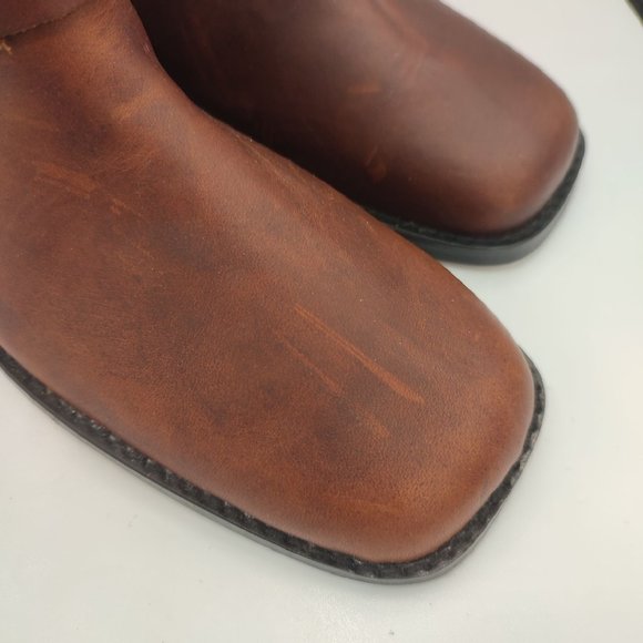 ZARA KIDS LEATHER BICKER BOOTS WITH BUCKLES - LIMITED EDITION